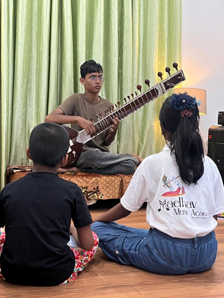 Sitar Practice Session